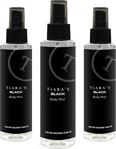Tiaras Black For Men Body Mist 150Ml X3