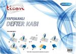 Ticon Defter Kabı Hazır Şeffaf 10 Lu Paket