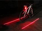 Tiktak Sepette Çok Fonksiyonlu Pilli Bisiklet Led Lazer Işığı Arka Stop Lambası