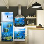 Tilki Dünyası Buzdolabı, Bulaşık Makinesi Ve Ocak Arkası Set Yapışkanlı Folyo 0030