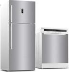Tilki Dünyası Buzdolabı Ve Bulaşık Makinesi Kaplama Sticker 546 Inox - İnoks