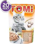 Tomi Kazlı Ve Ciğerli Yetişkin Pouch Kedi Konservesi 100Gr X20