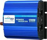 Tommatech 1200 W Watt 12 V/220 V Volt İnverter İnvertör Çevi̇ri̇ci̇