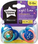 Tommee Tippee Ortodontik 2\'li 0-6 Ay Gece Emziği