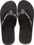 Tommy Hilfiger Jeans Moulded Beach Sandal Erkek Ev Terliği, Siyah (Black 990), 40