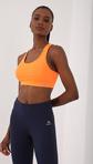 Tommy Life Neon Oranj Kadın Sırt Detaylı Slim Fit U Yaka Spor Büstiyer - 97120