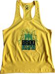 Top Glory Fitness Gym Tank Top Atlet Sporcu Atleti 5053 Sarı