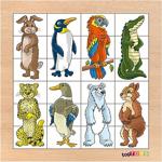 Toptoys Eşleştir & Karıştır Çocuklar Ahşap Puzzle