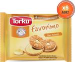 Torku Favorimo Muz Kremalı Bisküvi Çoklu Paket 304 Gr X6