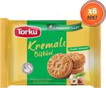 Torku Fındık Kremalı Bisküvi Çoklu Paket 304 Gr X6