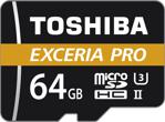 Toshiba 64 GB Exceria Pro Micro SDXC THN-M501G0640E7 Hafıza Kartı