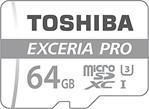 Toshiba 64 Gb Exceria Pro Microsdxc Uhs-1 U3 Thn-M401S0640E2 Hafıza Kartı