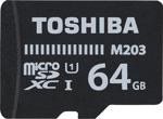 Toshiba 64 GB Micro SDHC UHS-1 THN-M203K0640EA Hafıza Kartı