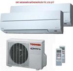 TOSHIBA MULTI INVERTER KLİMA RAS-2M18S3AV-TR + M16+M10