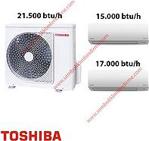 TOSHIBA MULTI KLİMA (İç Üniteler 13.000 btu/h + 16.000 btu/h)