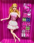 Toysandmore Barbie Sonsuz Hareketler Tarzı 29 Cm Aksesuarlı 22 Parça