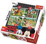 Trefl 34261 Mickey Mouse Friends 4'lü 35+48+54+70 Parça Yapboz