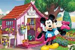 Trefl 60 Parça Puzzle (mickey Ve Minnie Bahçede)