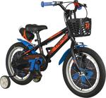 Trendbike Vento 16 Jant Bisiklet 4-6 Yaş Erkek Çocuk Bisikleti Siyah-Neon Sarı
