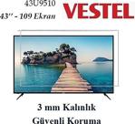 Trendglass Vestel 43U9510 43'' Inç 109 Ekran Led Lcd Tv Ekran Koruyucu Panel