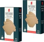 Trescol Kahve Filtresi 4 Numara Naturel Kağıt 2X100 200'Lü Paket