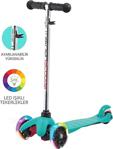 Triathlon T138 7 Renk Led Işıklı Ayarlanabilir Scooter - Mavi