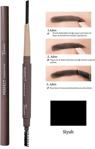 Trinova Siyah Fırçalı Kaş Kalemi Double-Ended Eyebrow Pencil