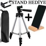 Tripod 22-102-105-125-135 Cm Katlanabilir Telefon Kamera Youtuber