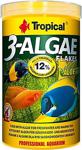 Tropical 3 Algae Flakes 250 Ml 50 Gram Pul Ve Bitkisel Balık Yemi