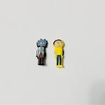 Trouvaille Jibbitz Terlik Crocs Süsü Rick Ve Morty 2'Li Set