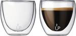 Troy Çift Cidarlı Bardak Double Wall Glass Espresso Bardağı 2'Li Set 80 Ml 2,7 Oz