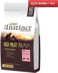 True Instinct Tahılsız High Meat Somonlu ve Ton Balıklı 1 kg Yetişkin Kuru Kedi Maması - Açık Paket