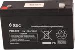 Ttec 6 Volt 12Amper 6V/12Ah/20Hr Kuru Tip Bakımsız Akü 6Volt 12Amper Batarya Pil 6V12Ah Akü Battery