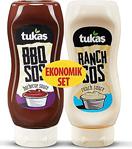 Tukaş 335 Gr Ranch Sos + 400 Gr Barbekü Sos Eko Paket