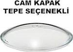 Tüm Tencere ve Tavalar için Cam Pyrex Kapak + Tepe Seçenekli