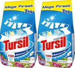 Tursil Matik Kır Çiçekleri Beyaz İçin Çamaşır Deterjanı 7 Kg 2 Adet