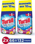 Tursil Toz Çamaşır Deterjanı 2 X 10Kg (132 Yıkama) Kırçiçekleri