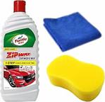 Turtle Wax Zip Wax Cilalı Oto Yıkama Şampuanı 60 Yıkama 1 L+ Yıkama Süngeri + Kurulama Havlusu