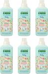 U Green Clean Baby Bitkisel 1000 ml 6'lı Bebek Sıvı Çamaşır Deterjanı