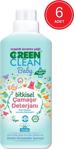 U Green Clean Baby Bitkisel Organik 1000 Ml 6\'lı Çamaşır Deterjanı