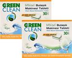 U Green Clean Bitkisel 30 Adet 2'li Paket Bulaşık Makinesi Tableti