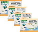 U Green Clean Bitkisel 30 Adet 4'lü Paket Bulaşık Makinesi Tableti