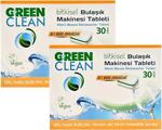 U Green Clean Bitkisel Bulaşık Makinesi Deterjanı 2 X 30 Tablet