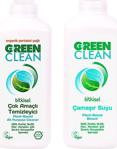 U Green Clean Bitkisel Çok Amaçlı Temizleyici 1000 Ml + Bitkisel Çamaşır Suyu 1000 Ml