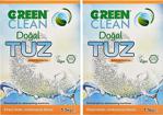 U Green Clean Organik Bulaşık Makinası Doğal Tuz 1,5 Kg 2'Li Set