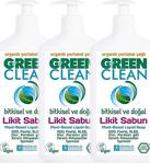 U Green Clean Organik Portakal Yağlı Likit Sabun 500 ml 3 lü Set