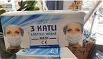 ÜÇ KATLI BURUN TELLİ CERRAHİ MASKE (50 ADET)