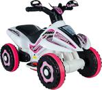 Uj Toys 6V Pembe-Beyaz Akülü Atv