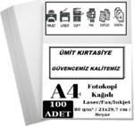 Ümit Kırtasiye A4 Fotokopi Kağıdı 100'Lü Paket 80 Gr