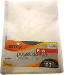 Umix Plus Poşet Dosya Şeffaf 100'Lü N:U1100P-45/100